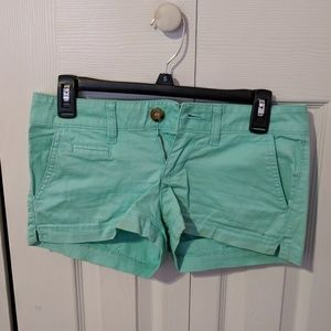 Mint shorts